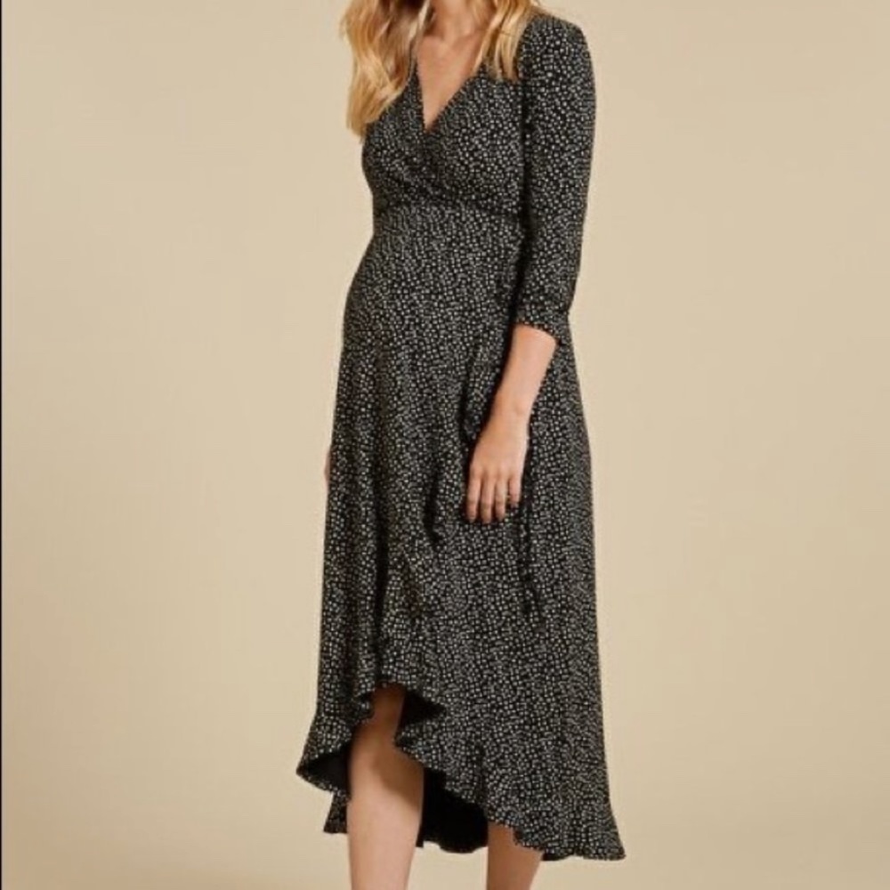 Isabella Oliver Maternity Wrap Hi-Low Dress Dress 4